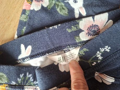 Nohavicové legíny zn.h&m 128, h&m,128