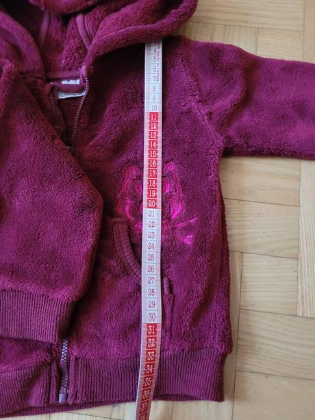 Fleesová bundička a zateplený sveter veľ.86, 86–98