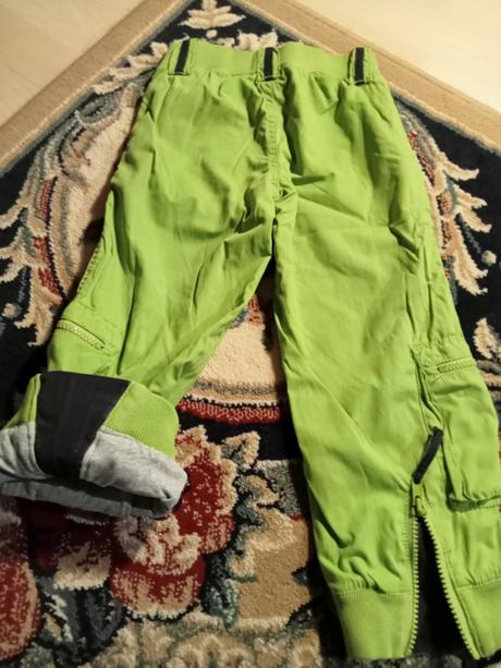 Nohavice podšité úpletom, benetton,110