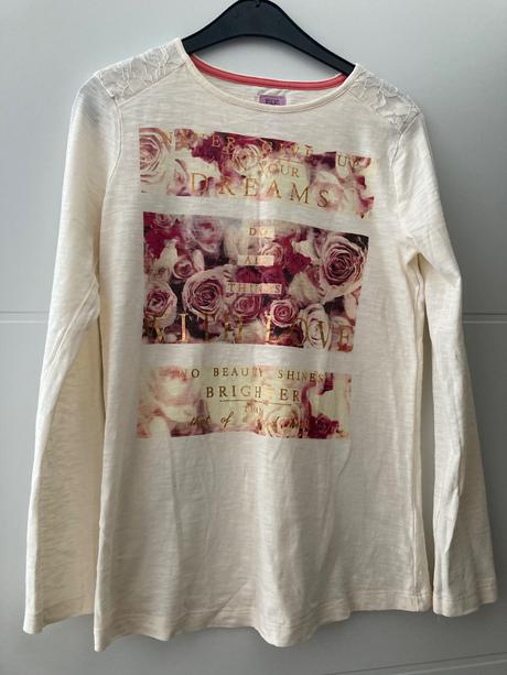 Dievčenské tričko dlhy rukáv, f&f,146