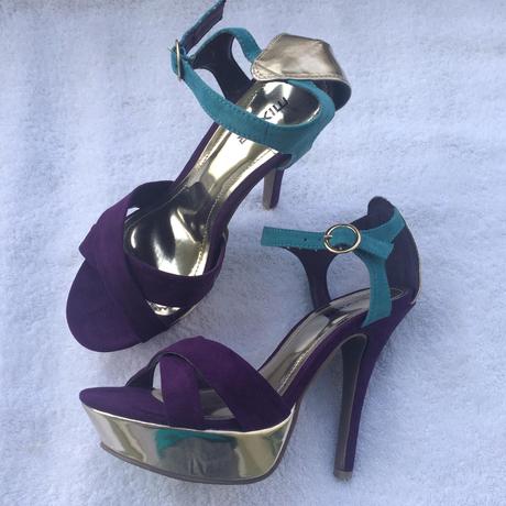 Sandálky na platforme, mixer,39