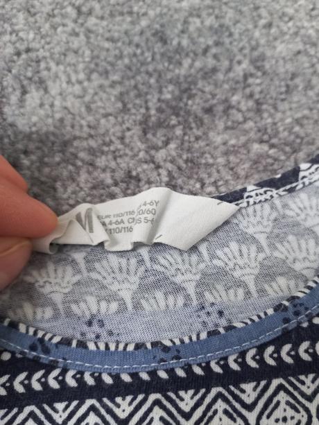 3 letne trickove saty, h&m, 110/116, h&m,110