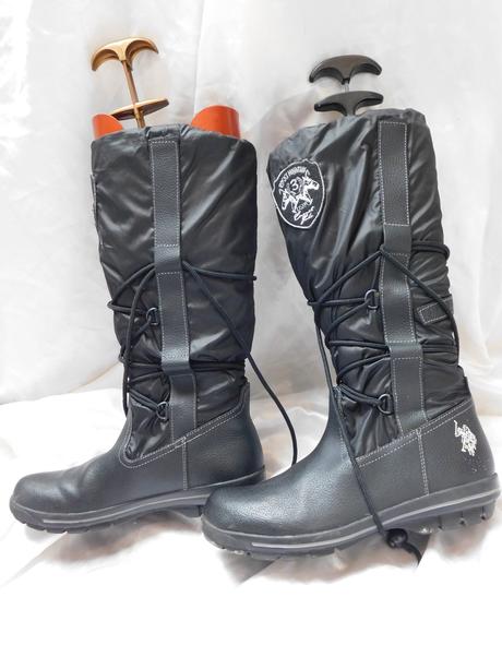 U.s.polo assn luxusne kožene čižmy, 37