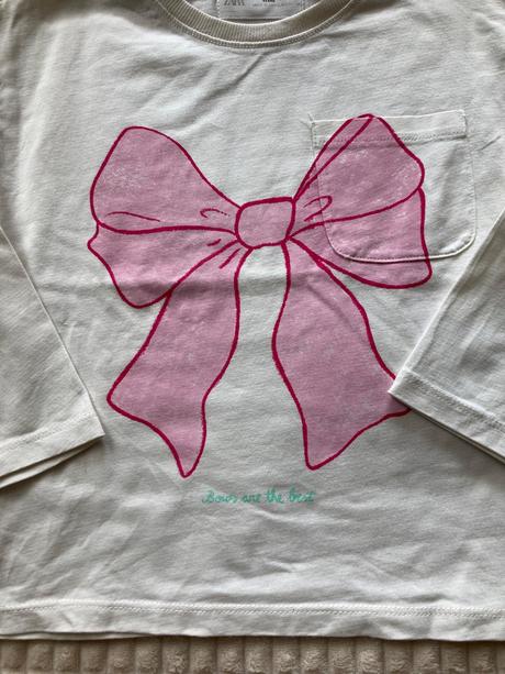 Tričko mašľové zara, zara,110