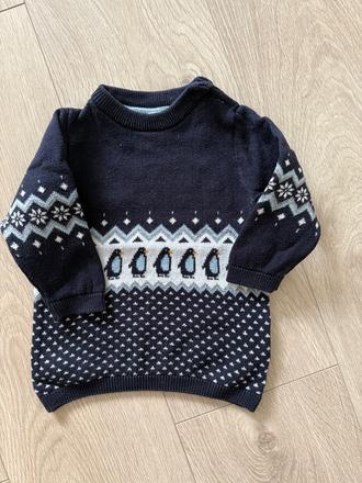 Vianočný svetrik, h&m,74
