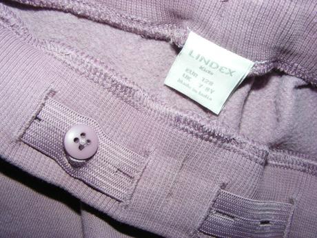 Tepláky lindex s regul. gumou, lindex,128