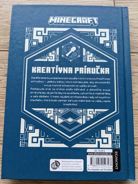 Kniha minecraft kreatívna prírucka, 