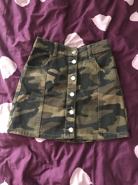 Maskacova riflova sukna, bershka,xs