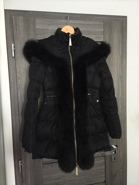 Luxusna talianska zimna bunda s pravou kozusinou, m