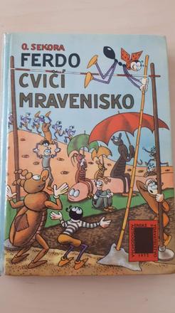 Stará retro kniha ferdo cvičí mravenisko o. sekora,