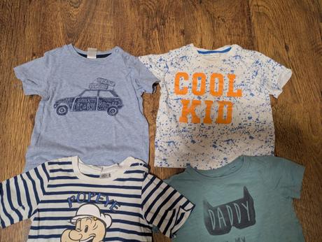 4 x tričko hm next, 80