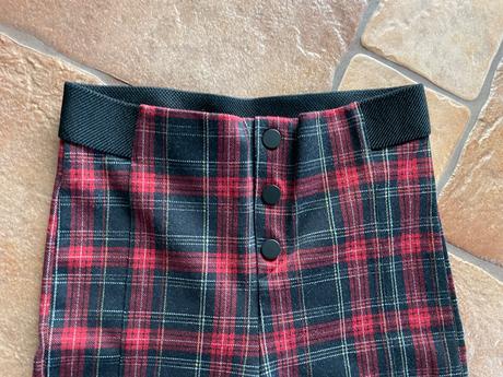 Kárované nohavice, zara,152