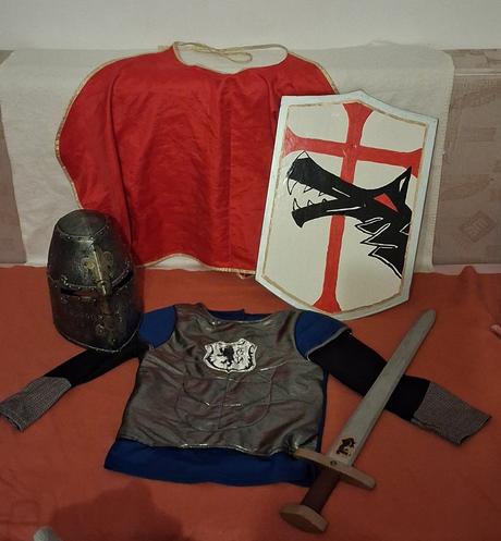 Karnevalový kostým rytier (7-8 rokov), 