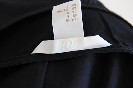 Čierne oversize šaty s vreckami, h&m, h&m,m