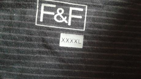 Čierna pánska košeľa 4xl/49-50, f&f,49