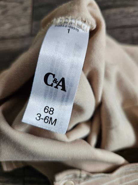 C&a hnedé opalovačky so žirafkou 68, c&a,68