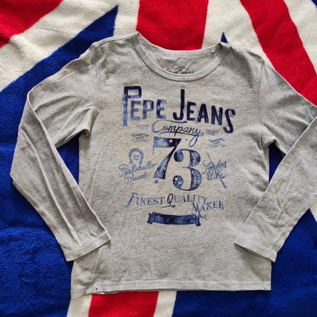 Tričko pepe jeans veľ 10 r šedé, pepe jeans,140