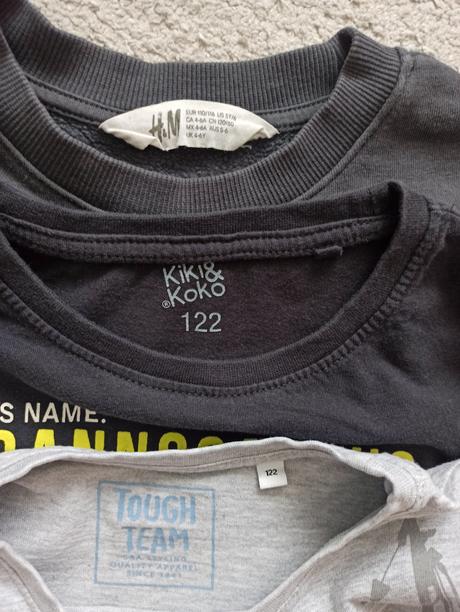 Mikina a tričká dino 110/116, h&m,110