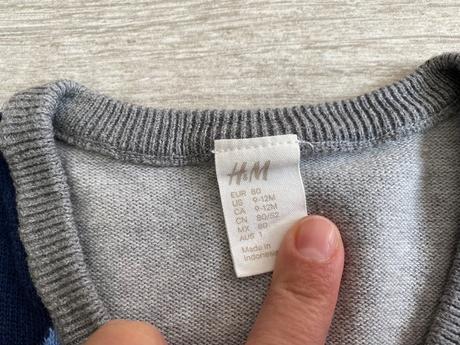 Fesacky svetrik, h&m,80