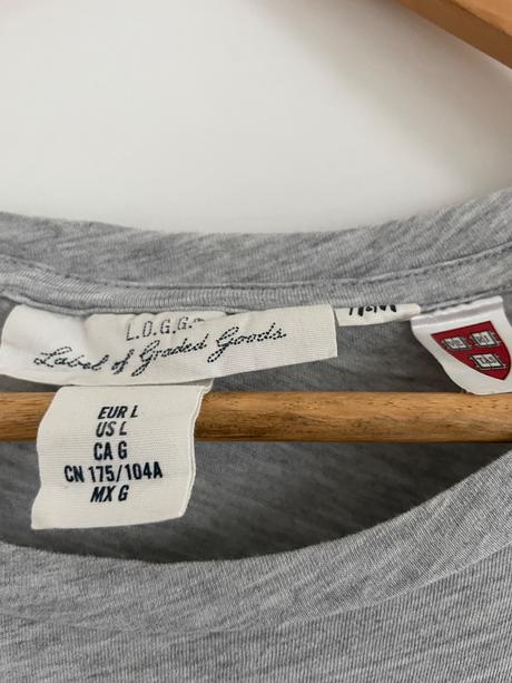 Harvard tričko, h&m,l