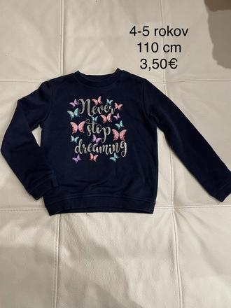 Detská mikina, primark,110