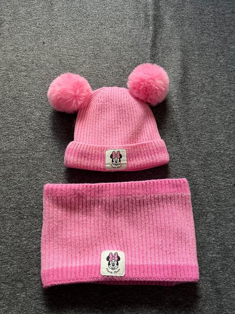 Set minnie čiapka a nakrčnik, disney,98