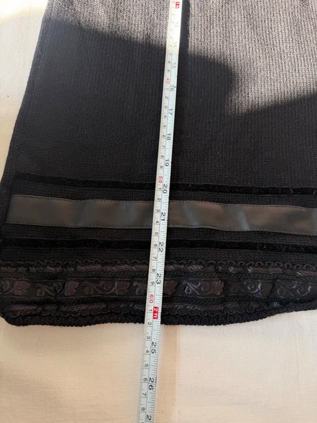 Sveter giusi slaviero merino + kašmír, čierny, l