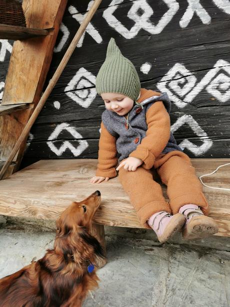 Merino pixie čiapočka/čepček, 50 - 110