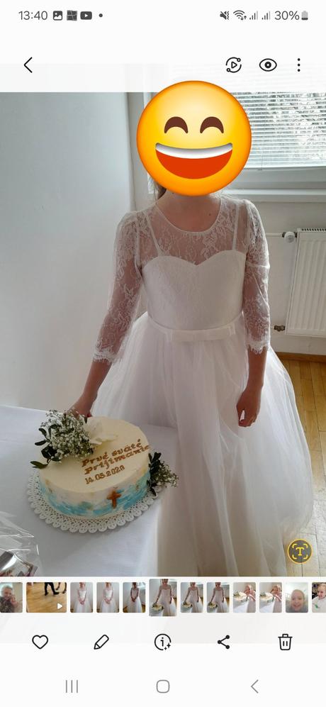 Šaty na prvé sväté prijímanie, 152