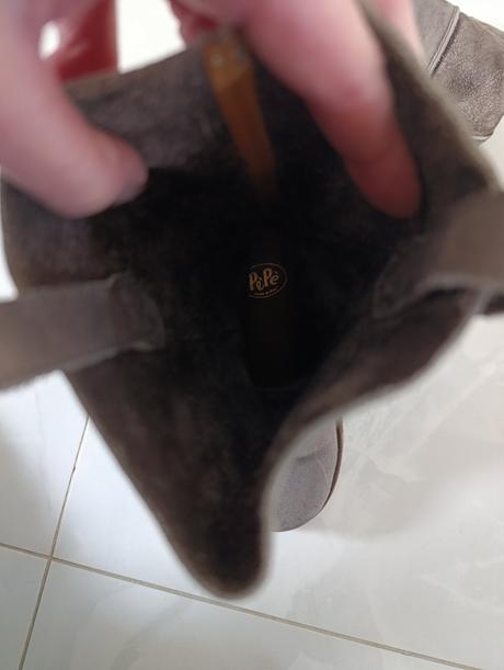 Dievčenské kožené čižmy top stav pépé, 34