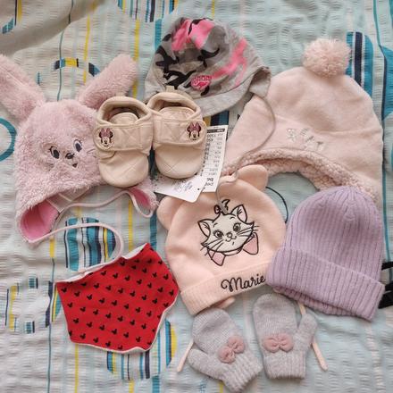 Balíček doplnkov pre dievčatko 6-12 mesiacov, 68–80