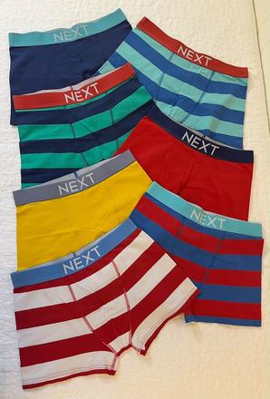 Boxerky next, pasikove, farebne, 6 ks, 164, next,164