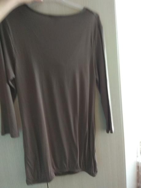 Hnedé tričko 3/4 rukav, amisu,m