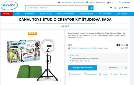 Studio creator video maker kit - na tvorbu videa,