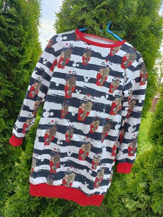 Predĺžená mikina / mikinošaty, 128