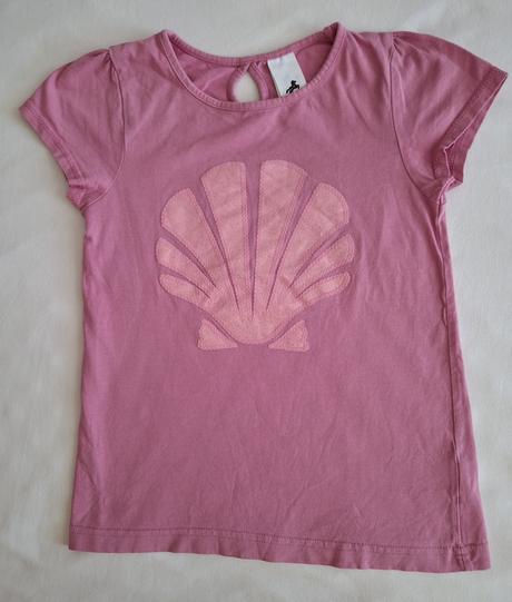 Tričko ružové s aplikáciou, palomino,128