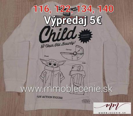 Tričko - star wars, disney,116 / 122 / 134 / 140