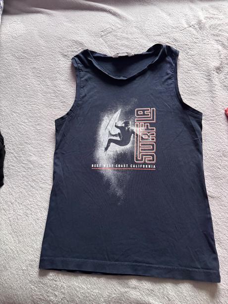 2x tielko 146/152, h&m,146