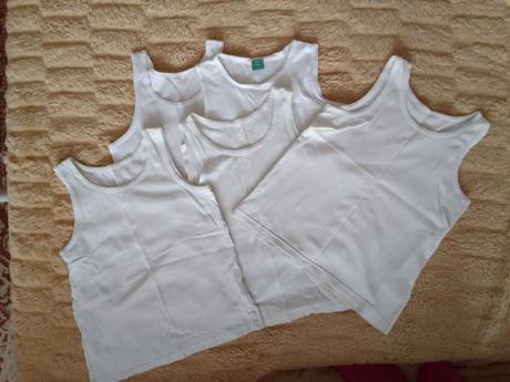 Detské tielka 5 ks, f&f,122