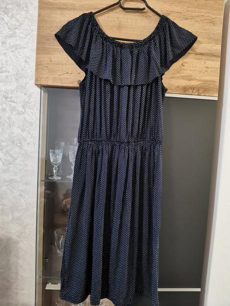 Modré letné šaty, m