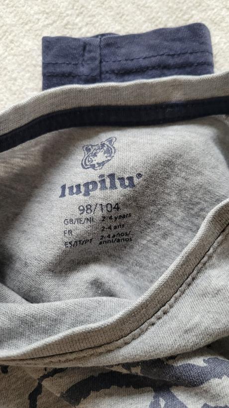 Tričko s dlhým rukávom dvojicky, lupilu,98