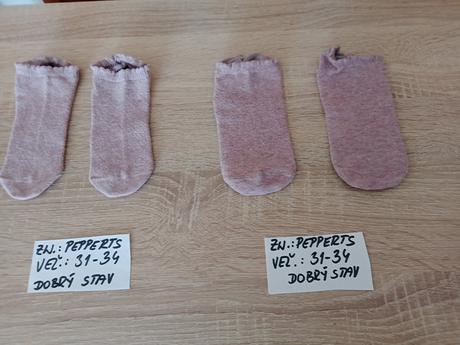 Dievčenské nízke ponožky zn.pepperts veľ.31-34, pepperts,31