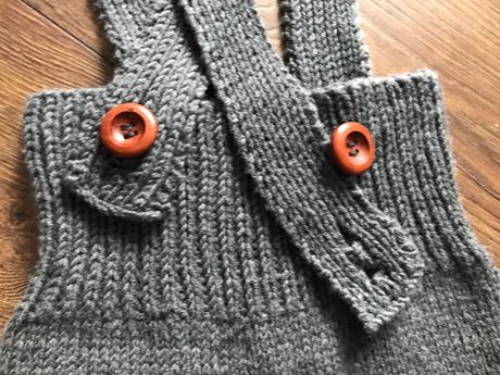 Merino rucne pletene nohavice na traky, 86