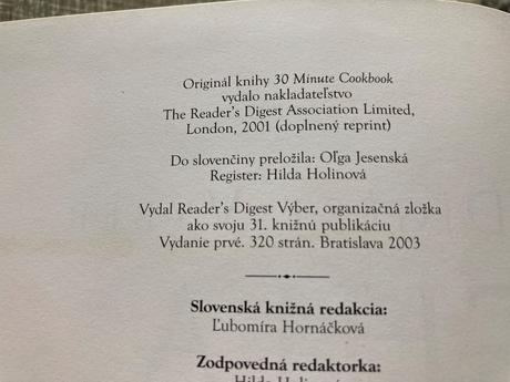 Rýchla kuchárka (veľký formát) 2003, 