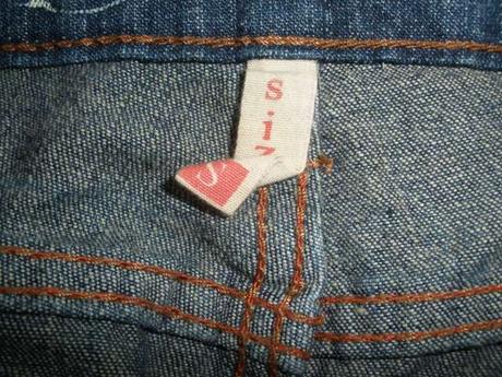 Riflová sukňa, terranova,s