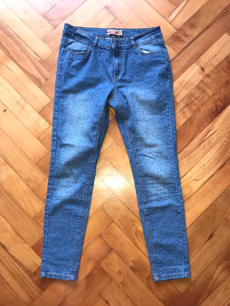 Bodkované rifle / džínsy, 40