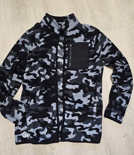 Mikina fleecová maskáčová, f&f,164