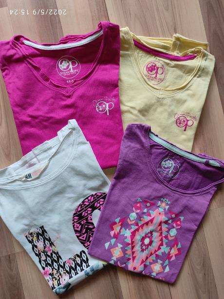 Tričká veľ.146/152-cena spolu, ocean pacific,146