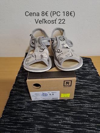 Predám papučky rak, rak,22
