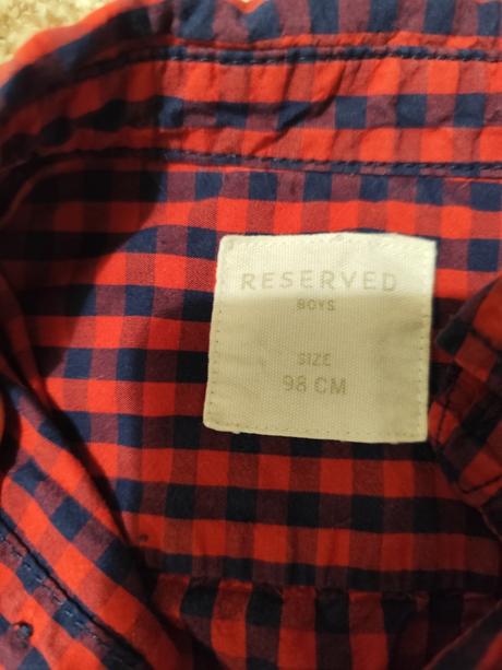 Resrved košieľka, reserved,98